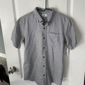 2 Brand New Old Navy Short Sleeved Button Down Shirts - 1NWT, 1NWOT